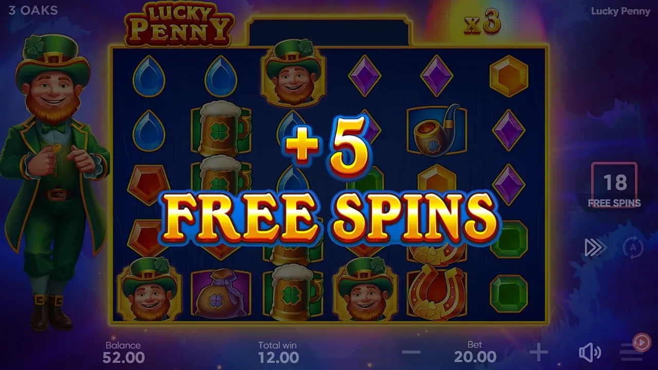 Lucky Penny game display, view 2